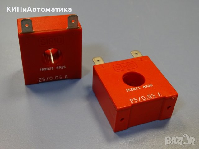 токов трансформатор SIRIO 152025 current tranformer 25/0.05A, снимка 6 - Резервни части за машини - 42539663