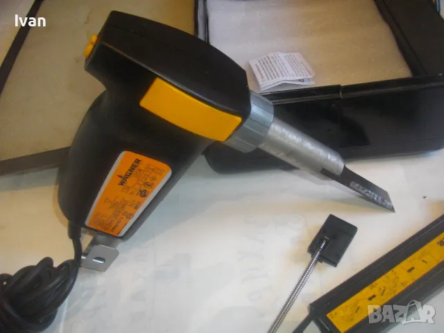 Немски оригинал 2в1 Електрически такер скоби 25мм и ел. длето за стружуване комплект WAGNER 0177, снимка 17 - Други инструменти - 47717671