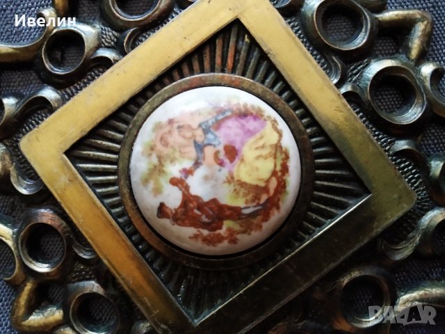 стара метална апликация , снимка 2 - Антикварни и старинни предмети - 29598827