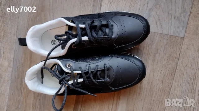 Нови, черни кожени обувки Паоло Ботичели. , снимка 3 - Дамски ежедневни обувки - 48163742