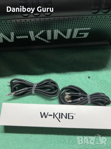 W-KING D8 50W Bluetooth тонколона, IPX6 водоустойчивост, 24 часа възпроизвеждане, 8000mAh , снимка 11 - Bluetooth тонколони - 51642880