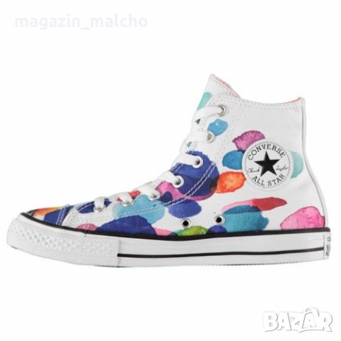 ДАМСКИ КЕЦОВЕ - CONVERSE ALL STAR FLORAL; размер: 35.5, снимка 2 - Кецове - 31555270