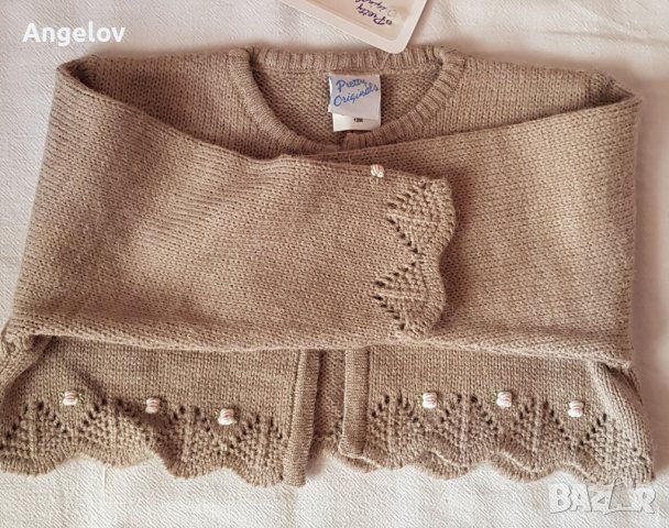 Бебешко болеро (къса жилетка), 12 М, снимка 3 - Жилетки и елечета за бебе - 37527636