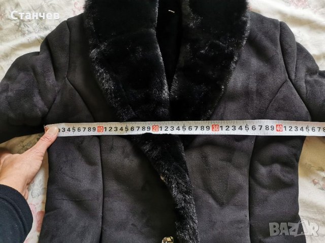 Елегантно дамско палто S, снимка 9 - Палта, манта - 30836249