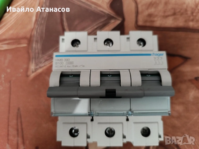 Главен прекъсвач Hager 100A (Трифазен)