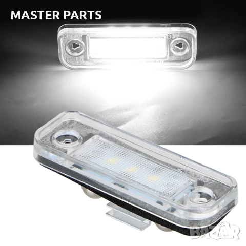 LED плафони за номер Mercedes W211 W203 W219 R171 Без сваляне на кората