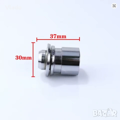 Секретни гайки за гуми с резервен ключ, снимка 6 - Аксесоари и консумативи - 53917227