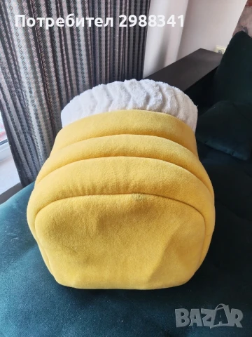 Кучешка/котешка колибка с възглавница в отлично състояние!, снимка 4 - Други стоки за животни - 50663404