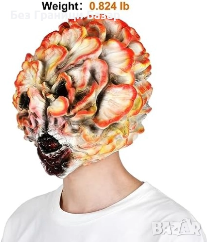 Нова Страшна гъбна зомби маска за Хелоуин косплей партита маскаради и тематични събития, снимка 4 - Други - 51888908