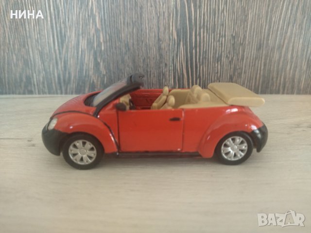 Метална количка Volkswagen New Beetle !!!, снимка 4 - Колекции - 44213236