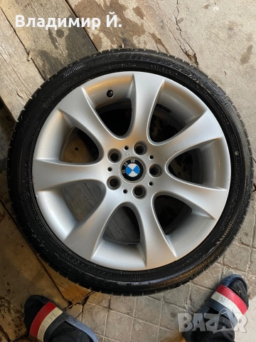 Bmw e60 джанти style 124 275 35 18 runflat, снимка 6 - Гуми и джанти - 52955748