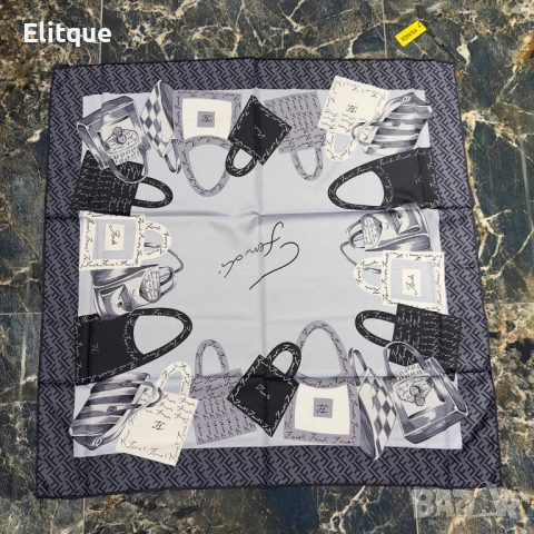 шалове chanel gucci, снимка 9 - Шалове - 52550689