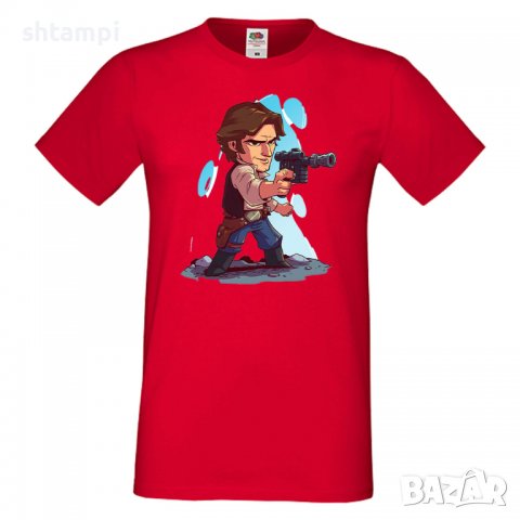 Мъжка тениска Star Wars Han Solo Star Wars Игра,Изненада,Подарък,Геймър, , снимка 7 - Тениски - 36809191