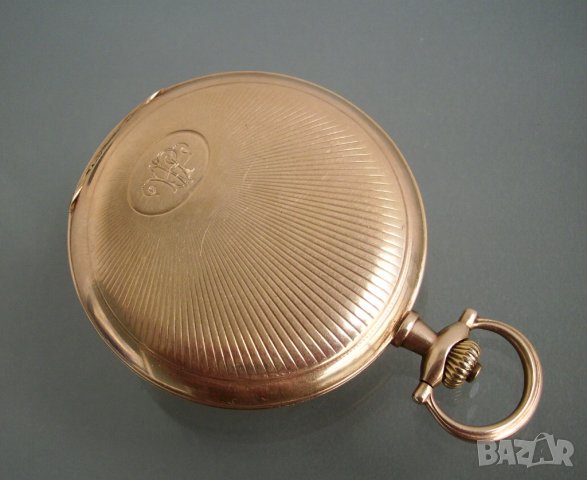 Златен джобен часовник Eterna SCHILD FRĖRES, снимка 4 - Антикварни и старинни предмети - 29195064