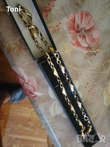 Златен синджир 14к проба 585 20 гр бартер за кола мотор кола за части не е турско злато заменям