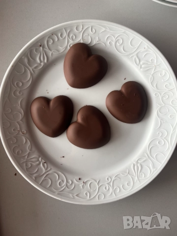 3D Силиконови форми молд сърце за сапун, шоколад, мъфини и др, снимка 3 - Форми - 52572917