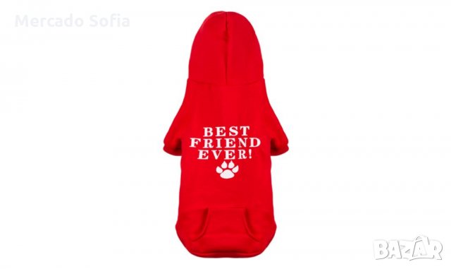 Суичър за кучета Red Hood Best Friend Ever, снимка 1 - За кучета - 30880999