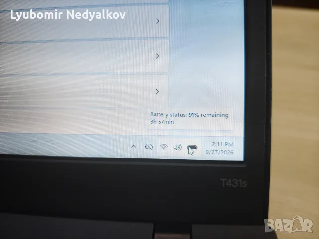 Lenovo T431s Intel CORE i5, снимка 7 - Лаптопи за работа - 56243789