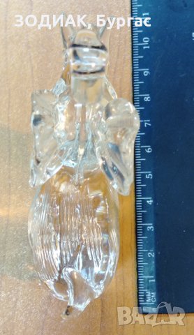 Стъклена Фигура - СЛОН - 10 см, снимка 3 - Декорация за дома - 31104355