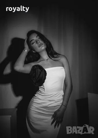 Елегантна дамска рокля , снимка 3 - Рокли - 50374809