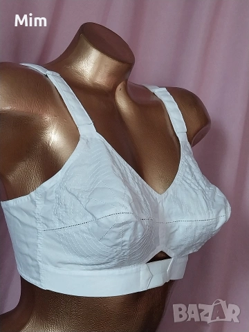 Винтидж Бял и черен сутиен от памук от 60 те години , снимка 7 - Бельо - 53898474