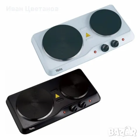 Двоен котлон Voltz OV51445ND, 2500W, Чугунени плочи Ø155мм. и 185мм.