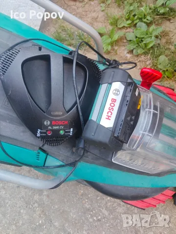 Акумулаторна косачка Bosch rotak 43 li, снимка 2 - Градинска техника - 55710618