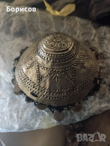 Стар възрожденски тепелък,сачан,голям-14,5см, снимка 2 - Антикварни и старинни предмети - 53937164