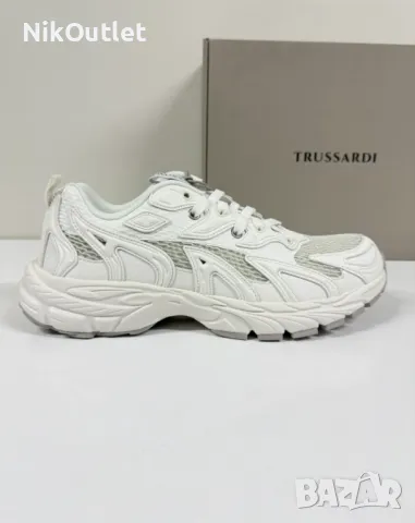 TRUSSARDI Retro Runner White, снимка 1