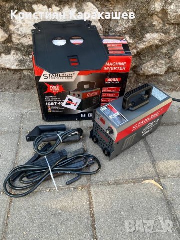 Немски инверторен електрожен StahlMayer igbt 350А, снимка 5 - Други инструменти - 42650797