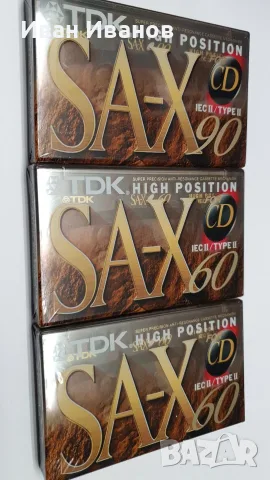 TDK SA-X 90 аудиокасети