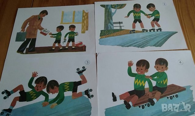 Комплект цветни сюжетни картини за развитие на речта за 1. клас, снимка 8 - Учебници, учебни тетрадки - 36838713