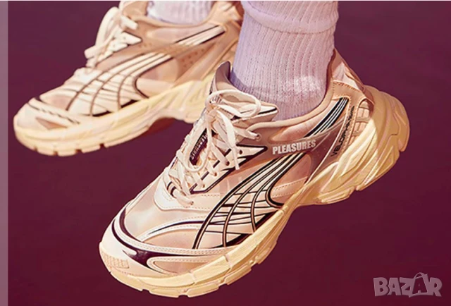 маратонки Puma x Pleasures Velophasis Overdyed (Cream)  номер 47, снимка 7 - Маратонки - 50784688