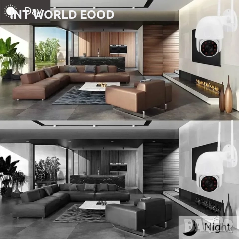 Tuya 5MP WiFi IP HD PTZ Камера с AI детекция на движение Двупосочно аудио Видеонаблюдение , снимка 11 - IP камери - 52063750