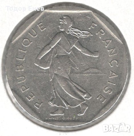 France-2 Francs-1980-KM# 942.1, снимка 2 - Нумизматика и бонистика - 42876707