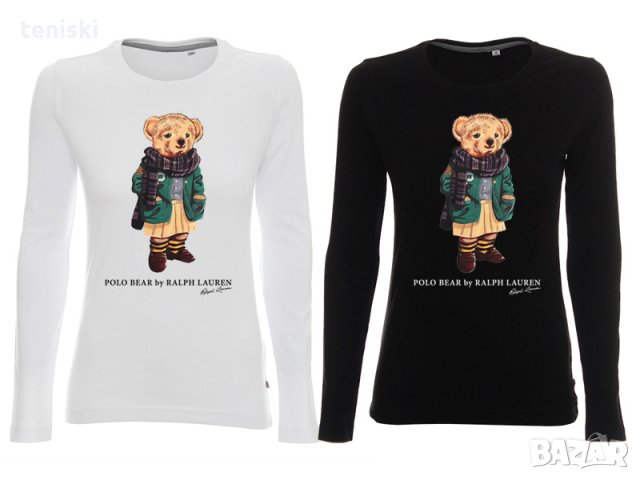  Дамска блуза Ralph Lauren Polo Bear принт Модели и размери , снимка 11 - Блузи с дълъг ръкав и пуловери - 34115012