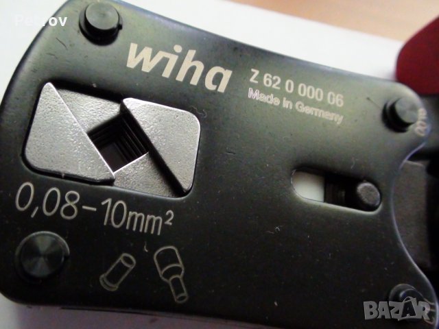 Wiha - Made in Germany - TOP Професионални Кримпклещи 0,08 - 10 mm² !!!ЧИСТО НОВИ!!!, снимка 4 - Клещи - 29256911