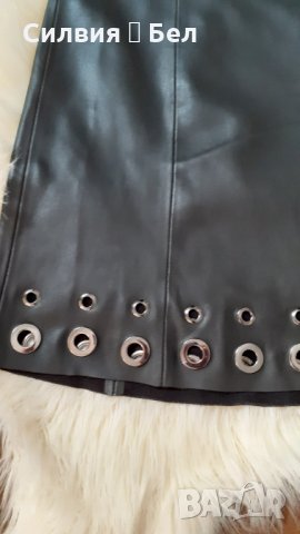 Кожена пола , снимка 4 - Поли - 30097390