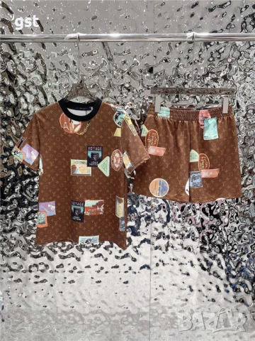 Уникален Дамски Сет LV Louis Vuitton 2025 дизайнерски топ, снимка 1