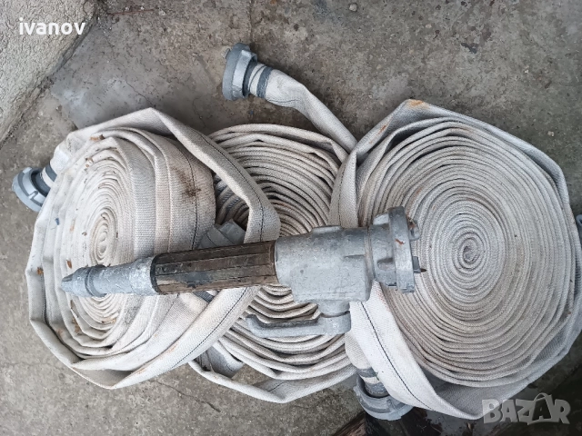 Пожарникарски маркуч и струйник 60м