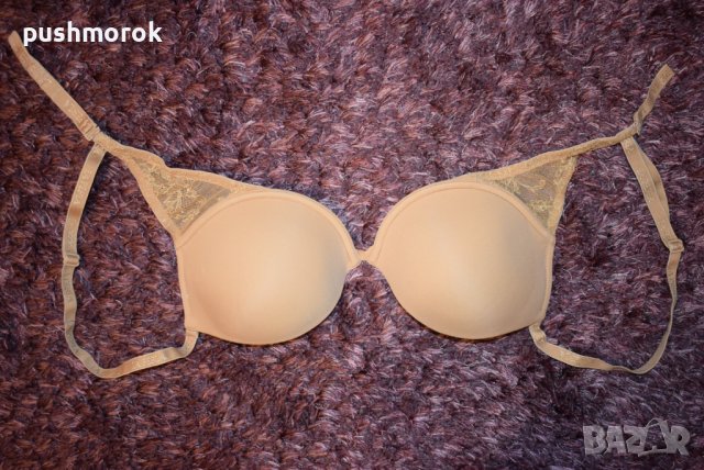 LA PERLA Nude Beige Push Up Padded BRA - FR 90D; DE 80D; IT 3, снимка 1