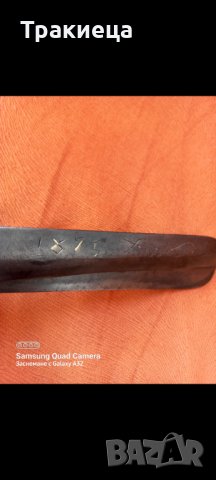Голяма стара абаджийска ножица 1875г, снимка 3 - Антикварни и старинни предмети - 36909760