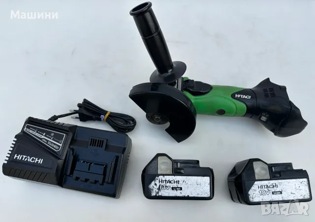 Hitachi G 18DSL - Акумулаторен ъглошлайф 2x18V 3.0Ah