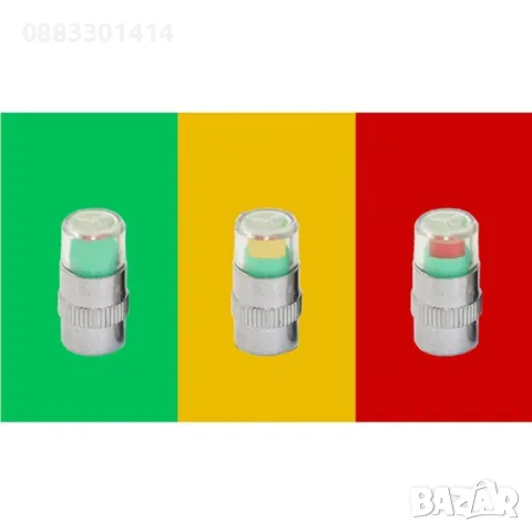 Манометър-капачка на налягането в гумите , снимка 3 - Аксесоари и консумативи - 47396189