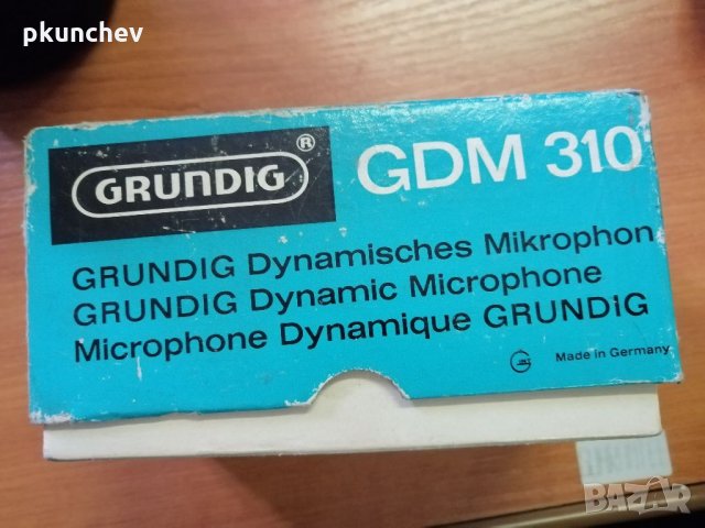 Ретро микрофон GRINDING GDM 310, снимка 7 - Микрофони - 35384536