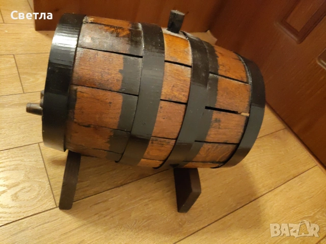 Дървено буренце за декорация. , снимка 3 - Декорация за дома - 53923019