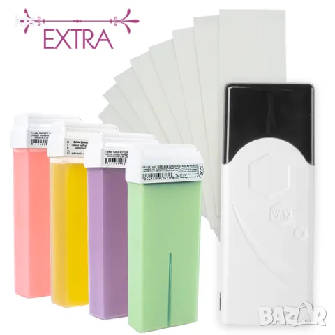 Комплекти за епилация с кола маска + нагревател, ниски цени, снимка 4 - Козметика за тяло - 47925805