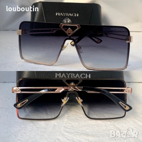 Maybach 2023 мъжки слънчеви очила маска 3 цвята, снимка 2 - Слънчеви и диоптрични очила - 40531409