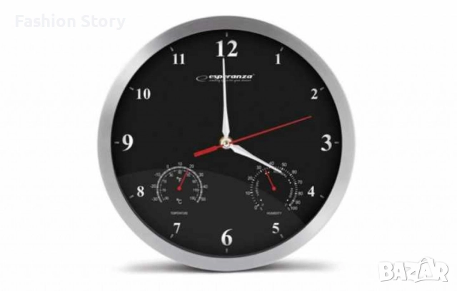 Стенен часовник Washington, 30см., кварц, черен, бял, снимка 5 - Стенни часовници - 51912701