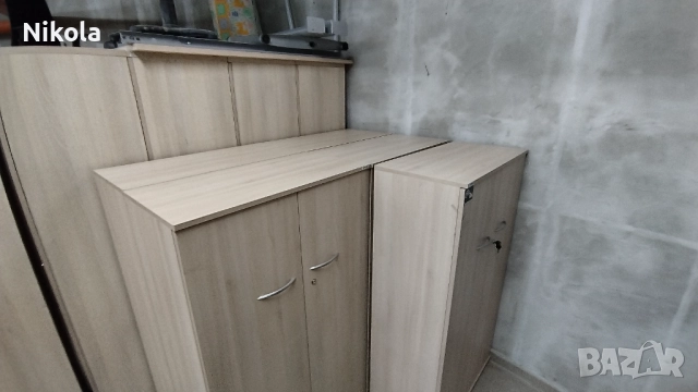 Офис шкаф - двукрил гардероб с рафтове 80/142/40 - 4 рафта, снимка 8 - Гардероби - 49263955